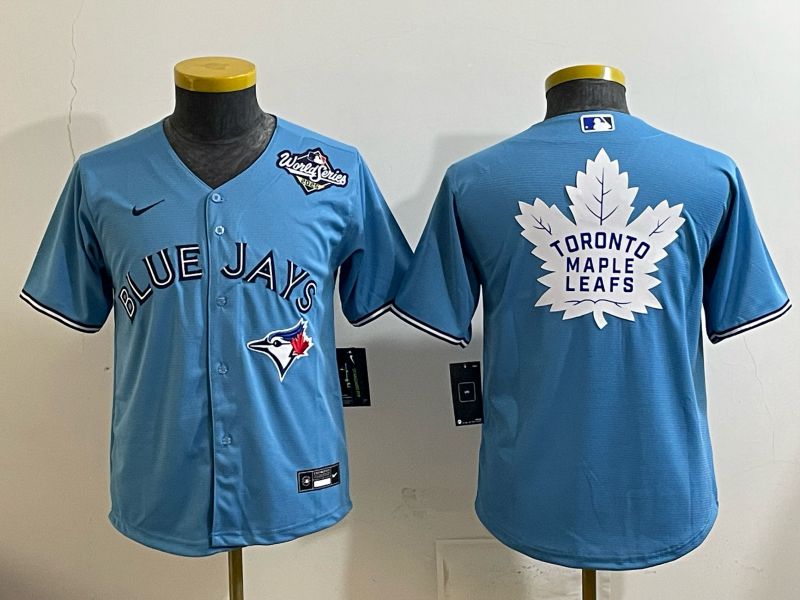Youth 2025 Nike Toronto Blue Jays Blank Light Blue Game MLB Jersey 08